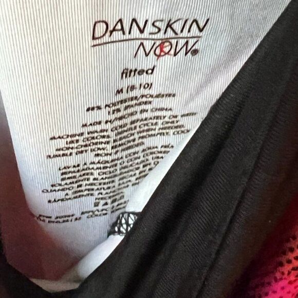 DANSKIN Now Capri‎ Cropped Fitted Dri-More Leggings Yoga Workout Pants Size Med - Picture 3 of 4